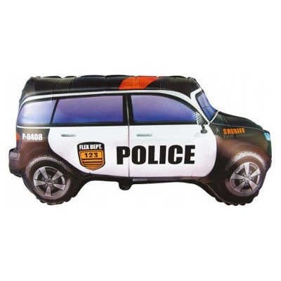 Godan Foliový balonek Policejní auto Sheriff 60 cm
