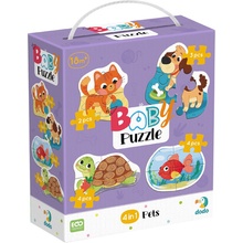 DODO Domácí mazlíčci 4v1 2,3,4,4 dílků