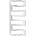 Mexen Floryda 1080x600 mm 358W White (W206-1080-600-00-20)