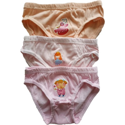 Dívčí kalhotky DMD "Holčičí svět" (3-PACK)