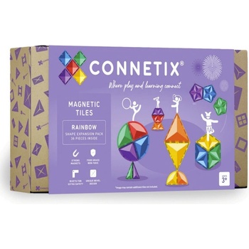 Connetix Rainbow Shape Expansion Pack 36 ks rozšíření