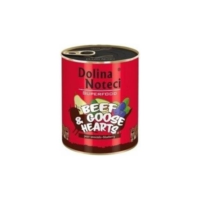 Dolina Noteci Superfood Adult hovězí s husím srdcem 800 g
