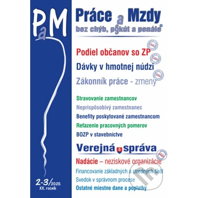 Práce a Mzdy bez chýb, pokút a penále č. 2-3 / 2025 - Povinný podiel občanov so ZP - Poradca s.r.o.