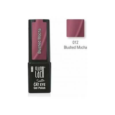 GlamLac Gel lak magnetický fialový 012 Blushed Mocha 6 ml