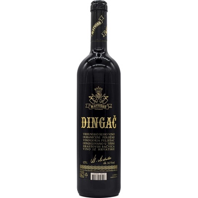 Matusko Dingac 2020 Červené 14,5% 0,75 l (holá láhev)