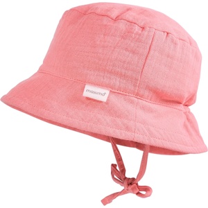 maximo Шапка maximo Baby's Hat with Tie + Muslin Lining Hat - Altrosa - размер 47 cm (904-6331-0115)