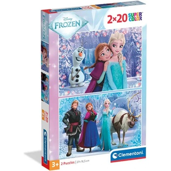 Clementoni - Puzzle 2x20 Frozen - 40 - 99 piese