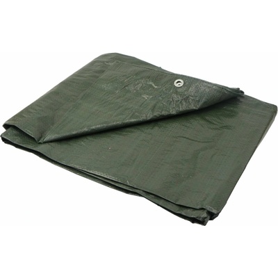 Geko plachta 10 × 15 m hrubá zelená profesionálna nepremokavá plachta s kovovými okami