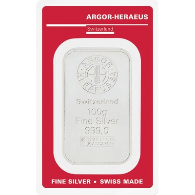 Argor-Heraeus SA stříbrný slitek 100 g – Zbozi.Blesk.cz