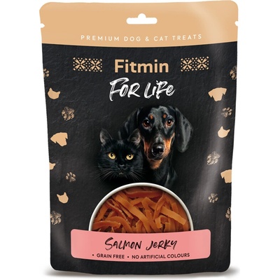 Fitmin For Life Jerky lososové pamlsky pre psov a mačky 70 g