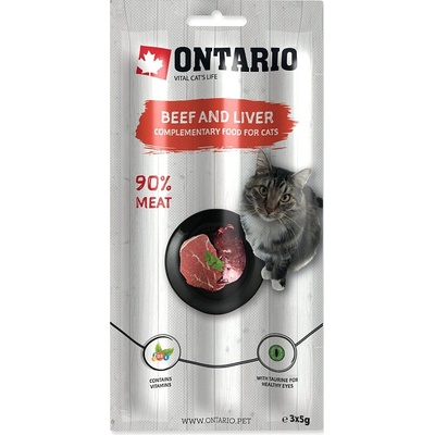 ONTARIO Stick for cats Beef & Liver 15 g