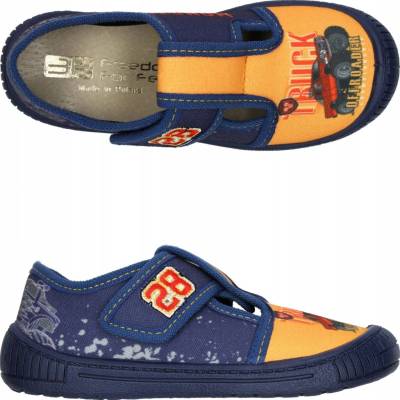 3f freedom for feet detské papuče na suchý zips viacfarebné