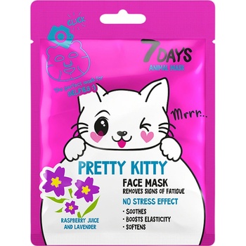 Image 1 of 7 DAYS Pretty Kitty Маски за лице 28g