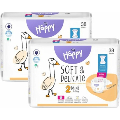 Bella Happy 3-6kg Mini 2 2x38ks