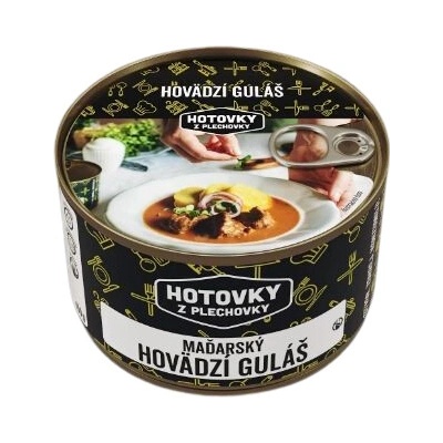 Hotovky z plechokvy Maďarský hovädzí guláš 800 g