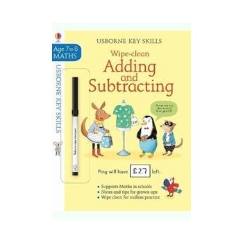 Wipe-Clean Adding and Subtracting 7-8