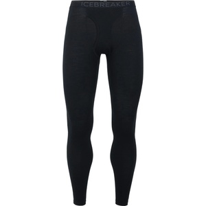 Icebreaker Мъжко мериносово термобельо Icebreaker 200 Oasis Leggings with Fly Long john - Black (011-0369-0111)