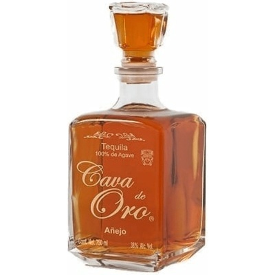 Cava de Oro Tequila Anejo 40% 0,7 L (čistá fľaša)