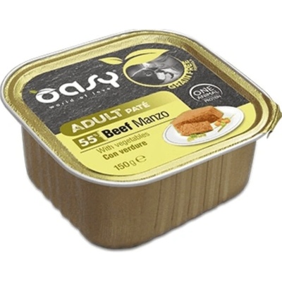 Oasy Pate Grain Free Adult Beef with Vegetables 150 g
