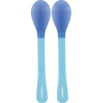 Kikkaboo Термосензорни лъжички Kikkaboo - Blue, 2 броя (31302040075)
