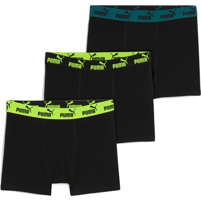 Puma JR Boxers K (3-PACK) 938963-08 černé