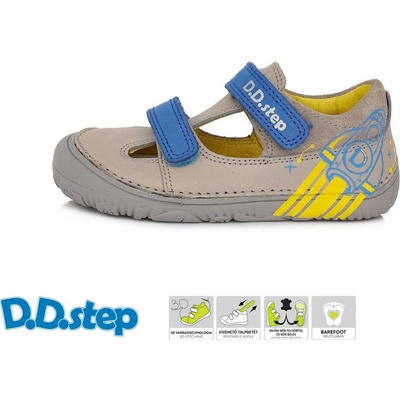 D.D.Step sandálky H073-23A šedé