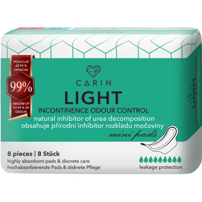 Carin Light Incontinence Odour Control 8 ks