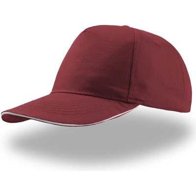 Atlantis Headwear Start Five Sandwich 5 panelová COT-33003937099 Burgundová