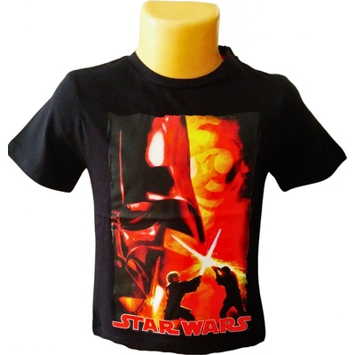 Sun City chlapecké tričko STAR WARS krátký rukáv Černá