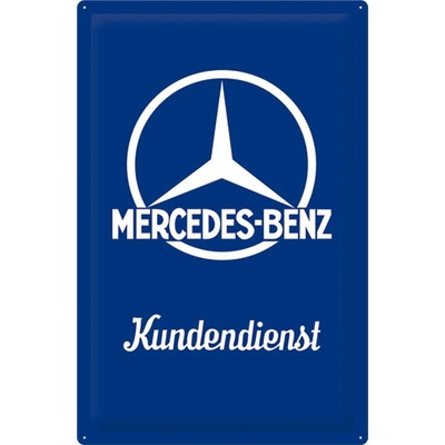Postershop Plechová cedule - Mercedes-Benz (Kundendienst) - 60x40 cm