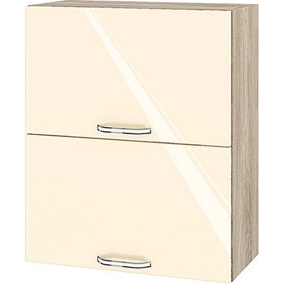 ИРИМ Горен кухненски шкаф Сити АРФ-Бежово гланц-05-11 60 см