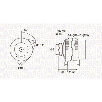 Generátor MAGNETI MARELLI 063731577010
