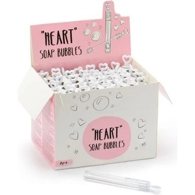 Bublifuk Svatební bublifuk se srdíčkem bílý