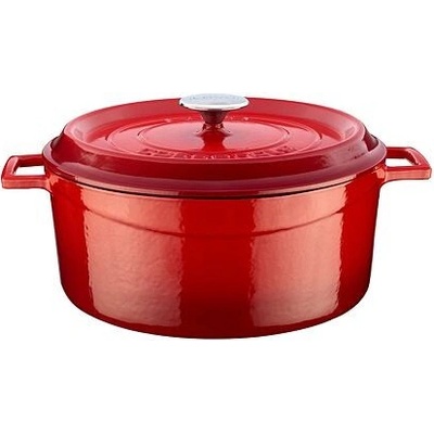 LAVA Metal Hrnec 28 cm, 6,7 l, liatinový, červený LAVA METAL LVYTC28K2R
