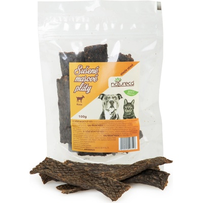 NATURECA pochúťka Mäsové pláty Koza 100 g