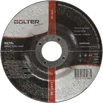 BOLTER Диск за шлайфане на метал Bolter, 125 мм х 6 мм (XG53169)