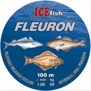ICE FISH Fluorocarbonový na mořské návazce 100 m 0,8 mm 38 kg