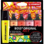 STABILO Комплект текст маркери, Stabilo, Boss Original, Arty Warm Colours, 5 цвята (ST70/5-02-1-20)