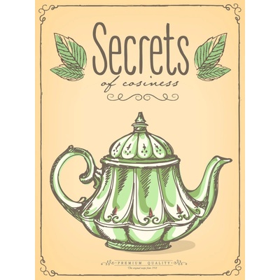 Ceduľa Premium Quality - Secrets od cosiness