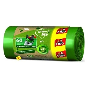 FINO Green Life easypack торби за боклук екстра здрави 60 л 18 бр