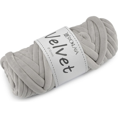 Příze Marshmallow silná Velvet Ø10 mm 500 g Varianta: 13 (033) šedá nejsvětlejší, Balení: 1 ks 60846/157461/283736