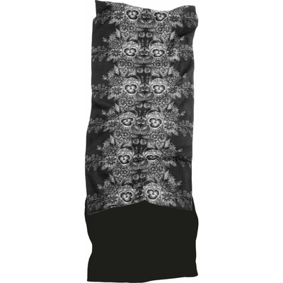 Matt Šátek multifunkční šátek s fleecem black/grey