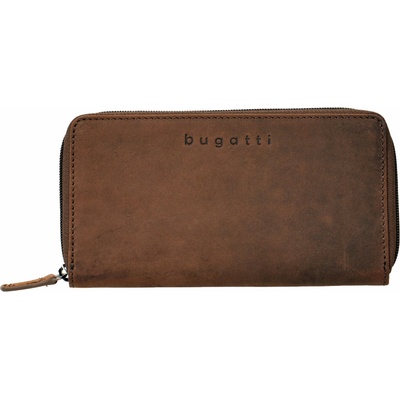 Bugatti Luca long Wallet with zip hnědá