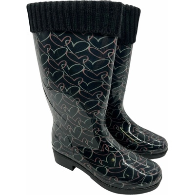 Dámské zateplené holínky s odepínací vložkou 02 černé – Zbozi.Blesk.cz