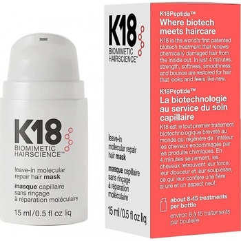 K18 Leave-In Molecular Repair Hair Mask 15 ml