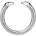 Kiotos Glans Penis Ring Silver