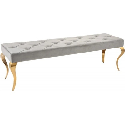Interior DE Lavice Modern Barocco Gold 170 CM ušlechtilá šedá sametLAV43385