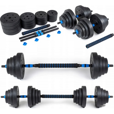 Thunder Bituminové činky s regulací 2 x 20 kg – Zboží Mobilmania