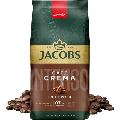 Jacobs Káva míchaná Cafe Crema Intenso zrnková 1 kg