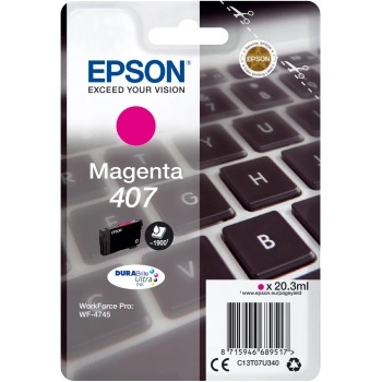 Epson Глава за Epson WorkForce Pro WF-4745DTWF - Ink - /407/ / C13T07U340 - Magenta - PN C13T07U340 (C13T07U340)